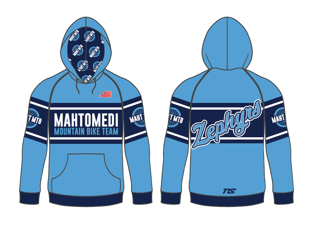 Mahtomedi Bike Team Sublimated Hoodie II
