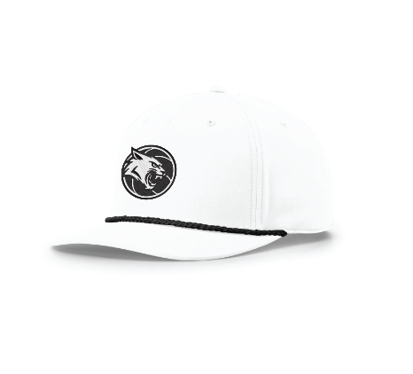 Eagan Basketball Five-Panel Classic Rope Cap - WHITE/BLACK