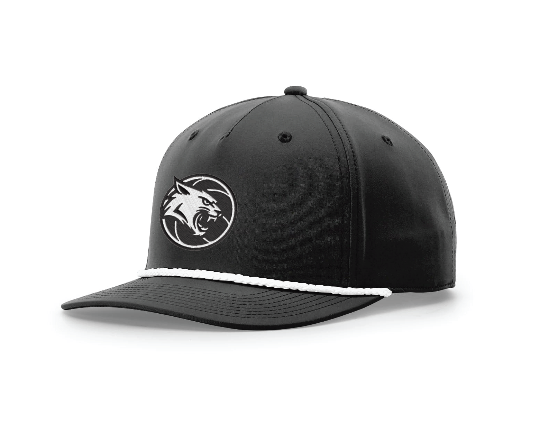 Eagan Basketball Five-Panel Classic Rope Cap - BLACK/WHITE