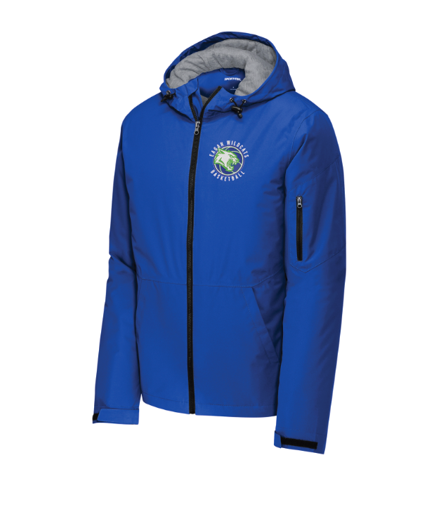 Eagan Basketball Sport-Tek® Waterproof Insulated Jacket - ROYAL