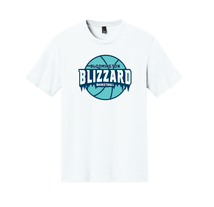 Bloomington Basketball District® Perfect Tri® Tee - WHITE