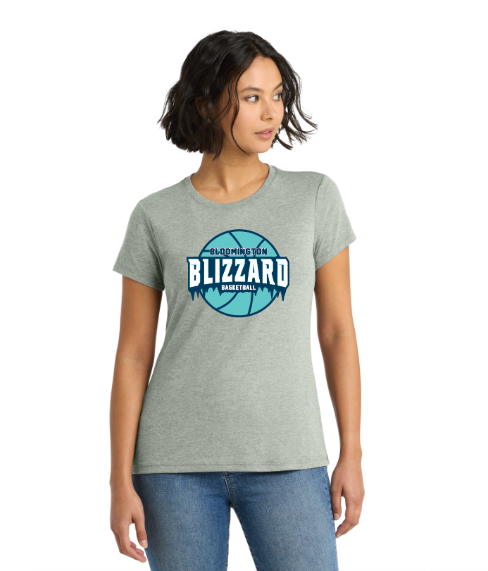 Bloomington Basketball District® Women’s Perfect Tri® Tee - HEATHER GREY