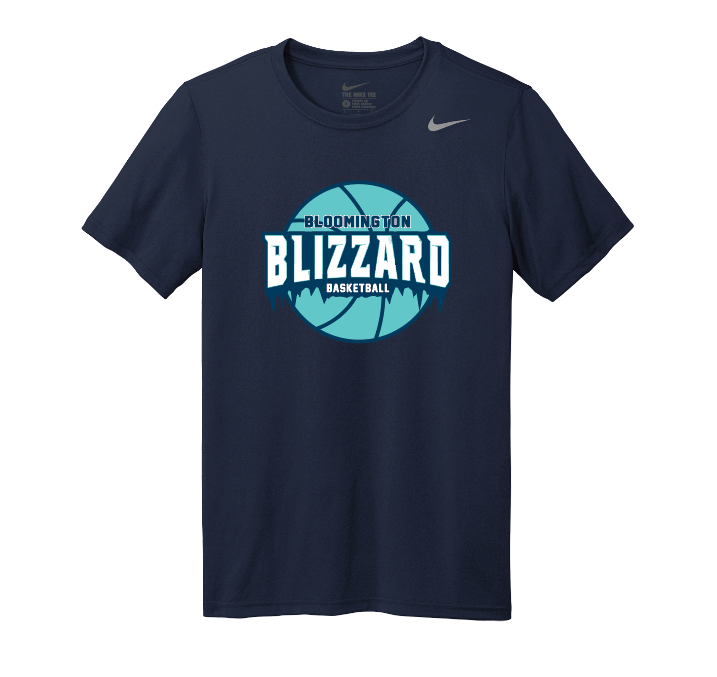 Bloomington Basketball Nike Team rLegend Tee - NAVY