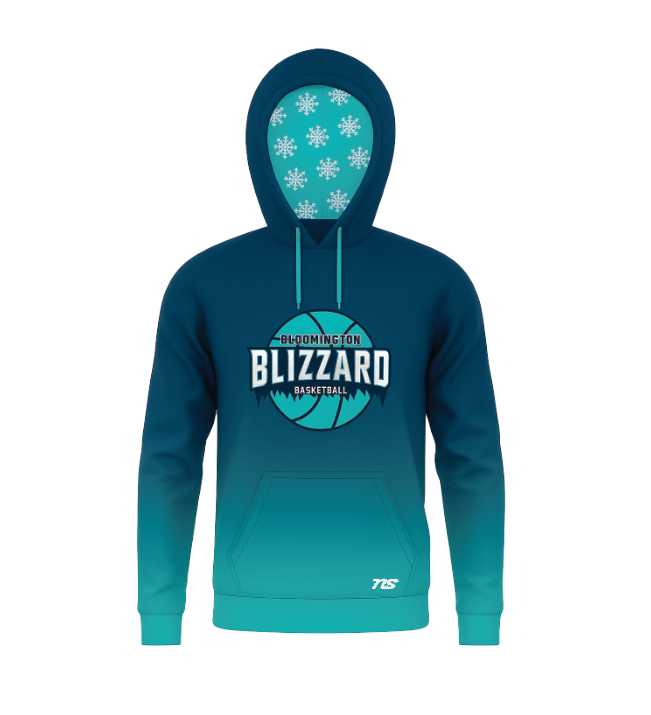 Bloomington Basketball SUBLIMATED HOODIE - UNISEX