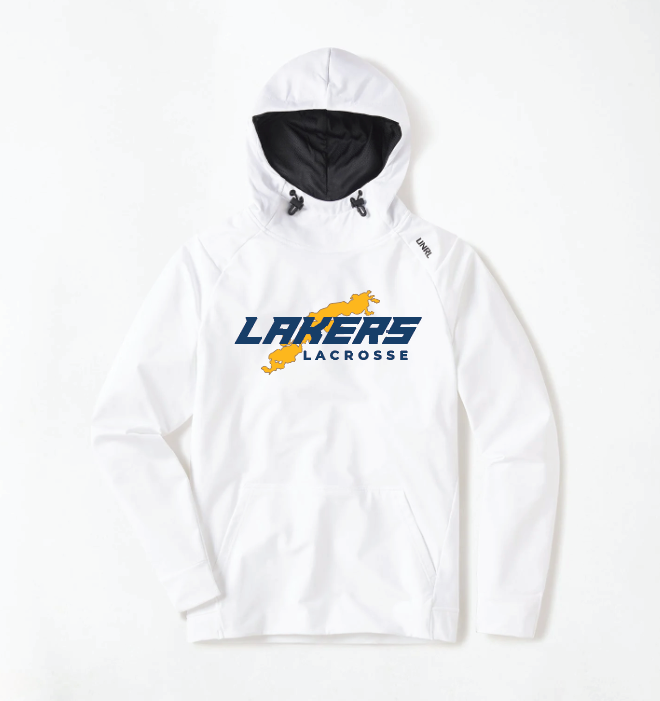 Prior Lake Lacrosse UNRL Crossover Hoodie II - White