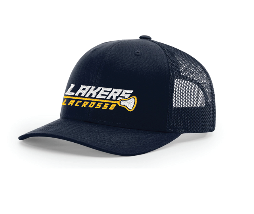 Prior Lake Lacrosse Trucker Cap - NAVY