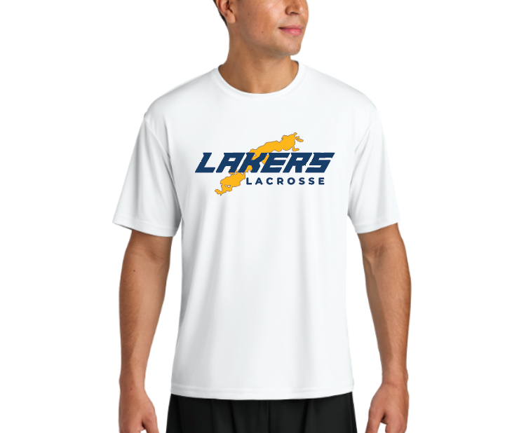 Prior Lake Lacrosse A4 Cooling Performance Short Sleeve Tee - WHITE