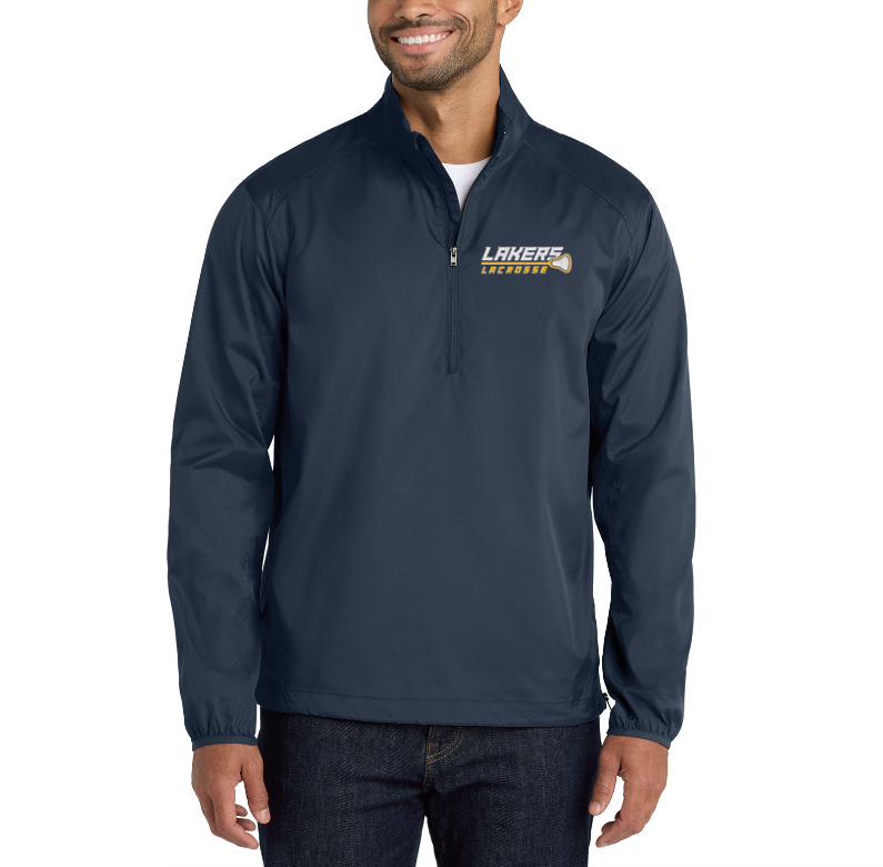 Prior Lake Lacrosse Port Authority® Zephyr 1/2-Zip Pullover - NAVY