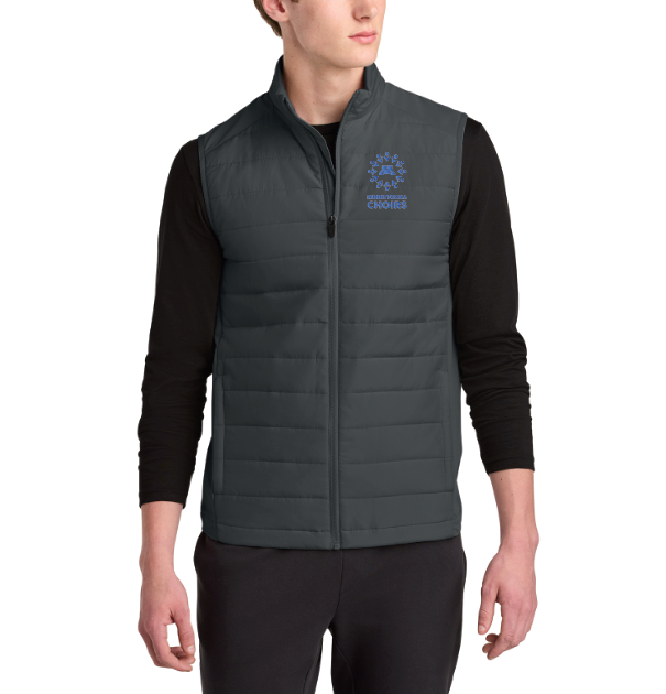 Minnetonka Choirs Sport-Tek® Teknical Hybrid Vest - IRON GREY