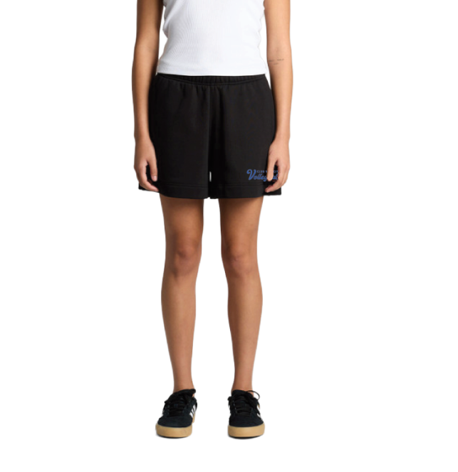 Club Velocity Women's Relax Track Shorts - BLACK