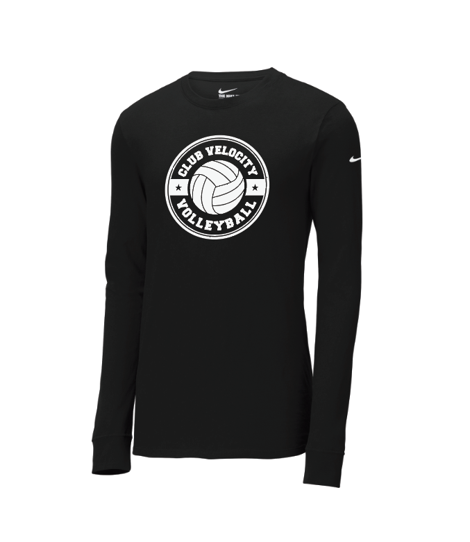Club Velocity Nike Dri-FIT Cotton/Poly Tee - BLACK