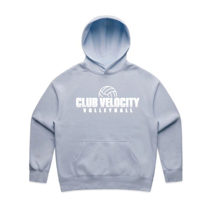 Club Velocity Women's Relax Hood - POWDER BLUE