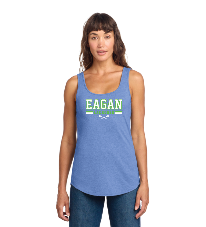 Eagan Lacrosse District® Women’s Perfect Tri® Relaxed Tank - HEATHER BLUE