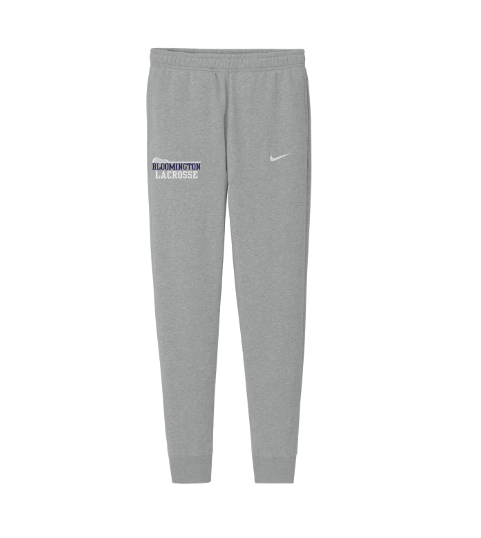 Bloomington Nike Club Fleece Jogger - HEATHER GREY