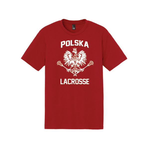 Poland Lacrosse District® Perfect Tri® Tee - RED