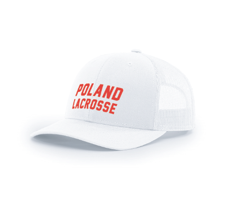 Poland Lacrosse Richardson Trucker Cap - WHITE
