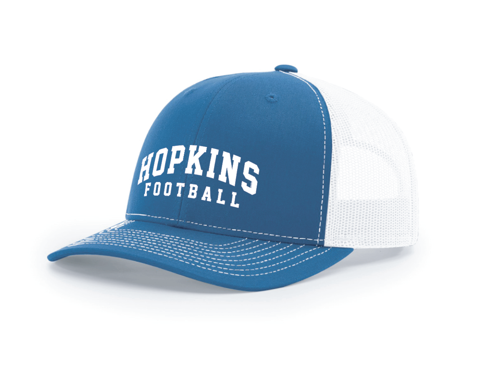 Hopkins Football Richardson Trucker Cap - ROYAL/WHITE