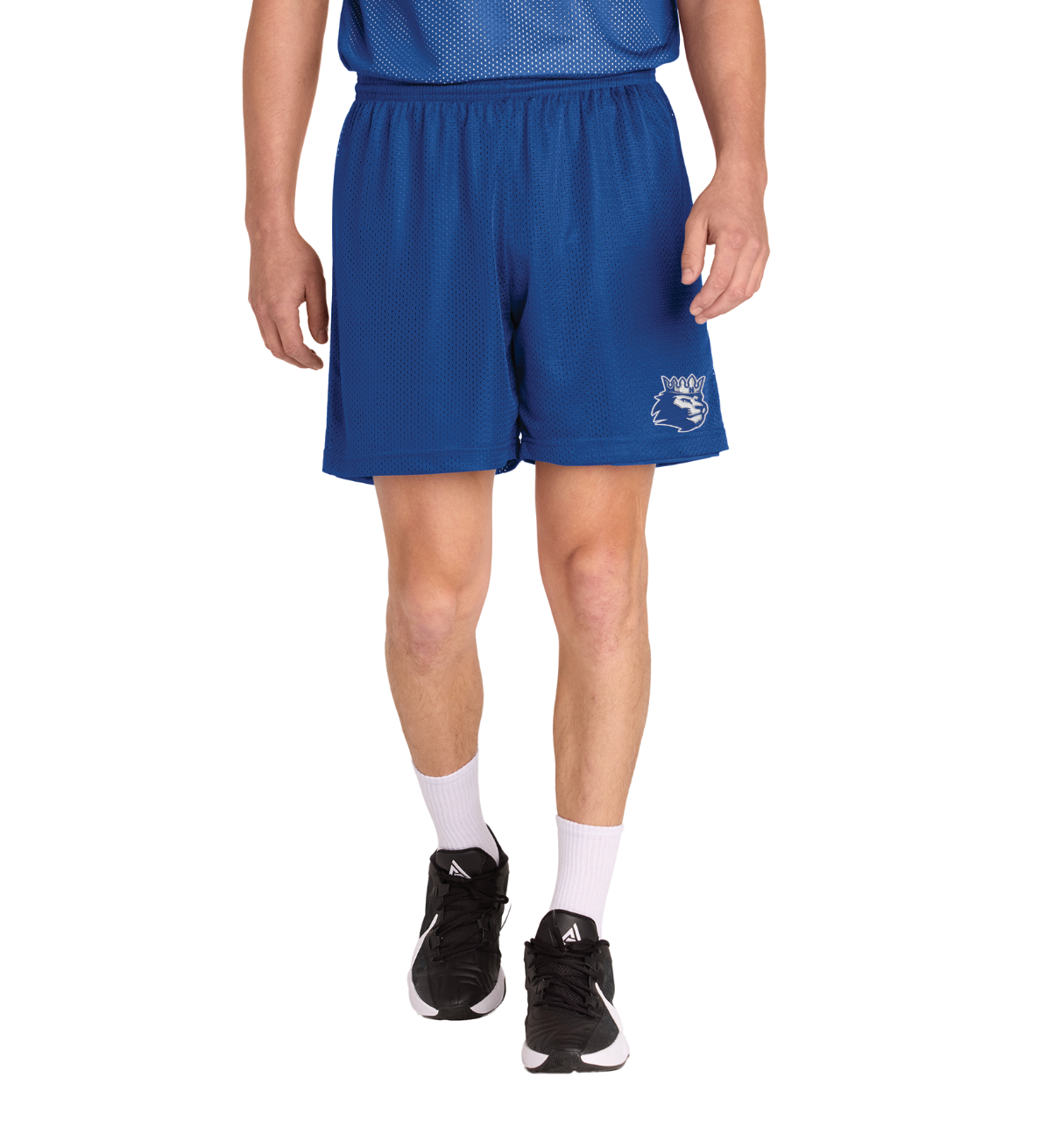 Hopkins Football Sport-Tek® PosiCharge® Mesh 7” Short - ROYAL