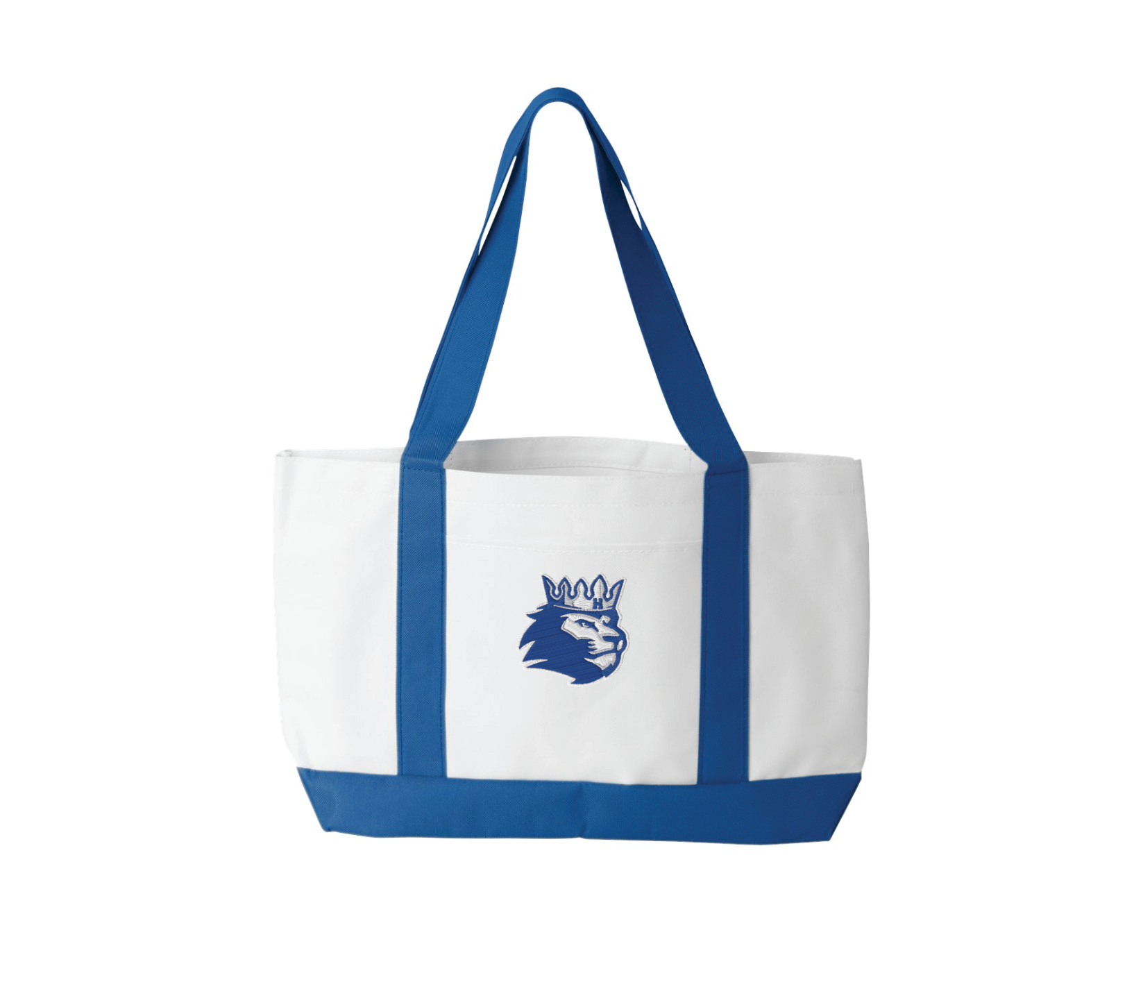 Hopkins Football Cruiser Tote - WHITE/ROYAL