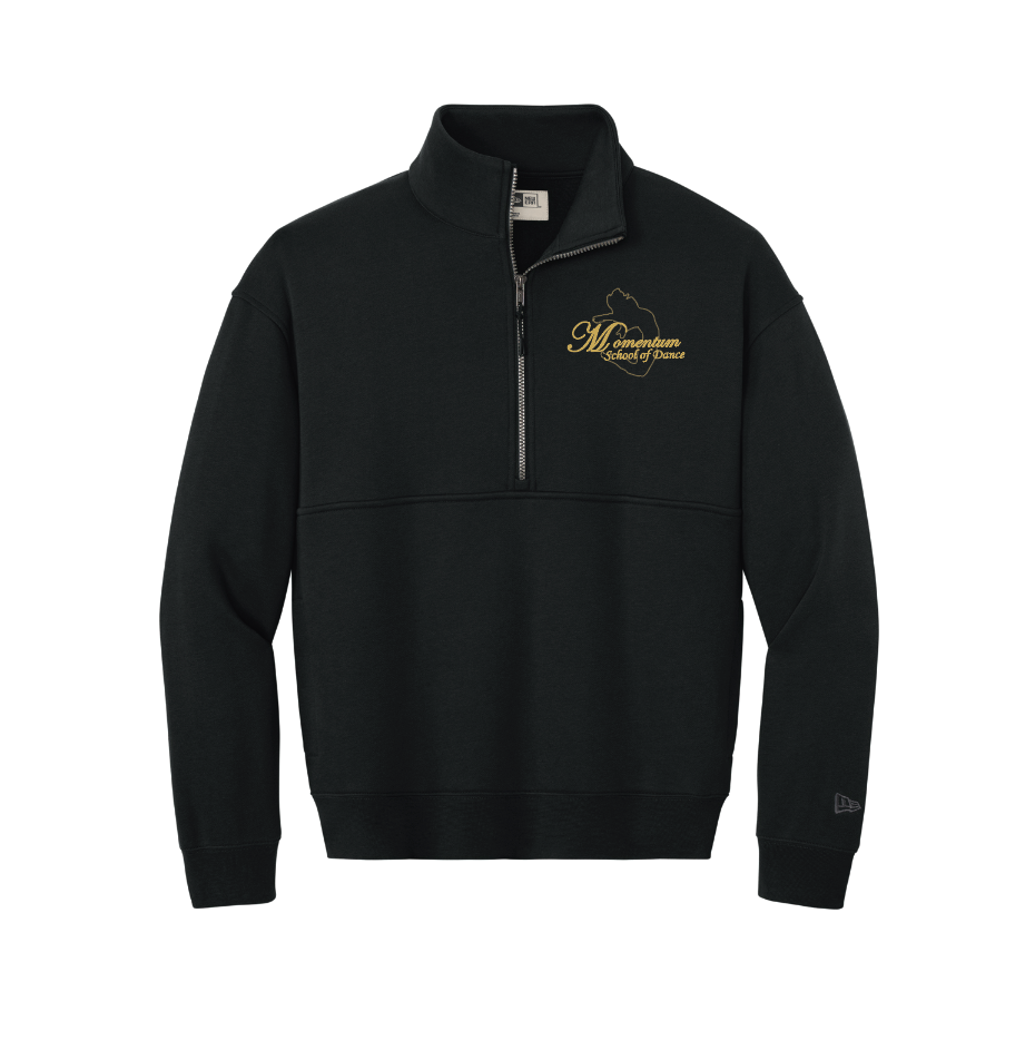 Momentum Dance New Era® Heritage Fleece 1/2-Zip - BLACK