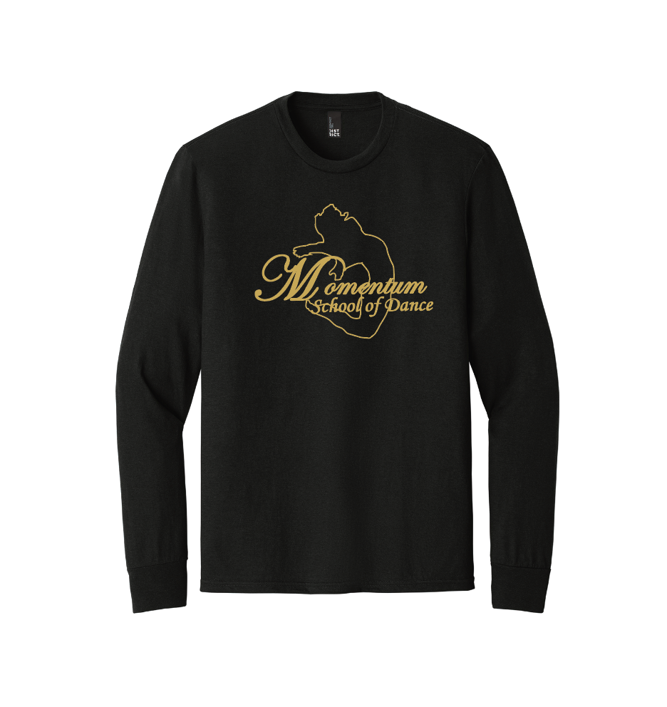 Momentum Dance District ® Perfect Tri ® Long Sleeve Tee - BLACK