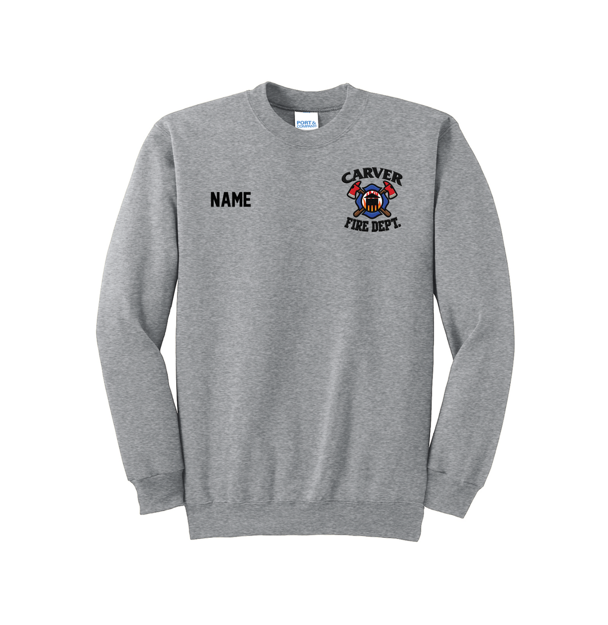Carver Fire Port & Co® Essential Fleece Crewneck Sweatshirt