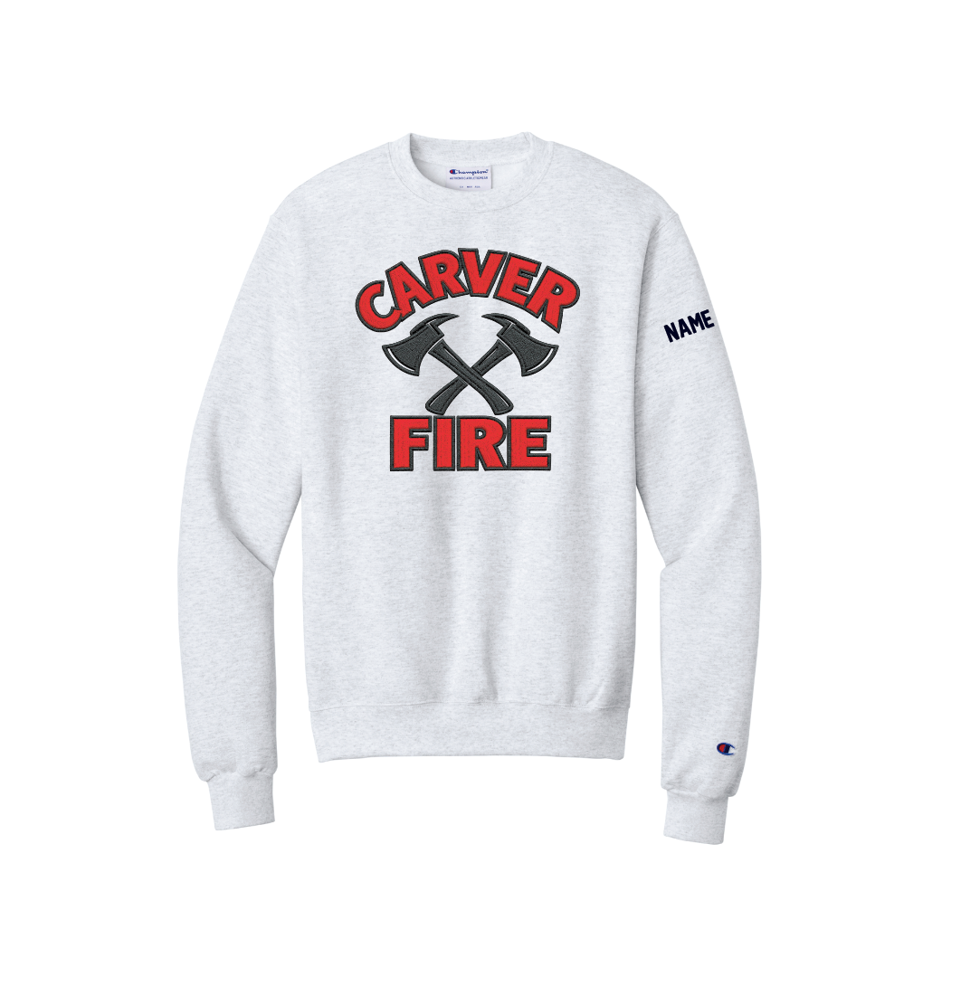 Carver Fire Champion® TACKLE TWILL Powerblend® Crewneck Sweatshirt