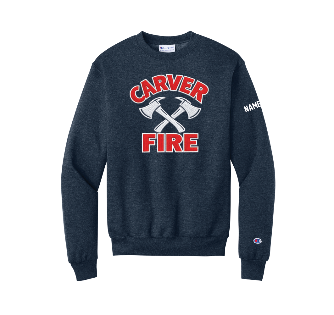 Carver Fire Champion® TACKLE TWILL Powerblend® Crewneck Sweatshirt