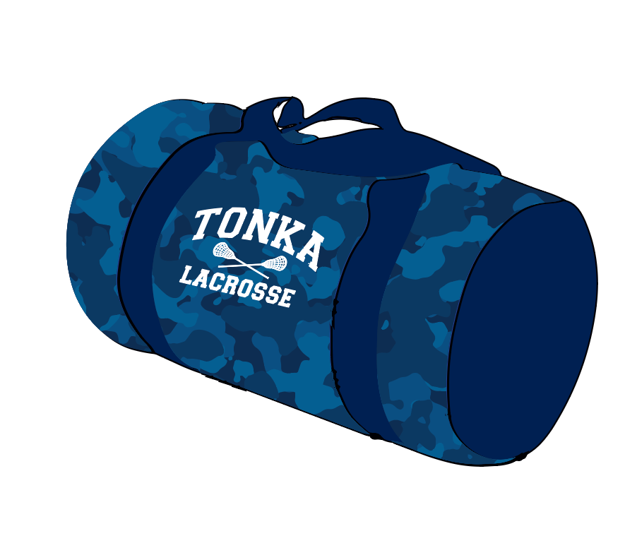 Minnetonka 36" Round Duffle Bag - BLUE CAMO