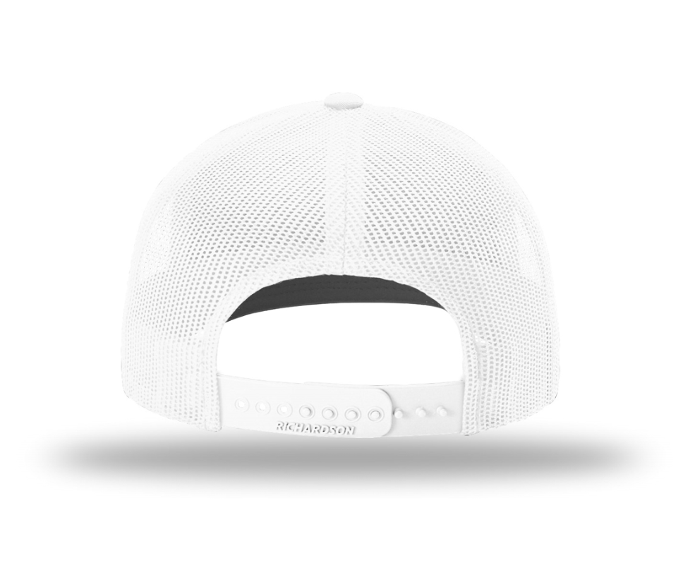 PSOD Richardson Trucker Cap - WHITE