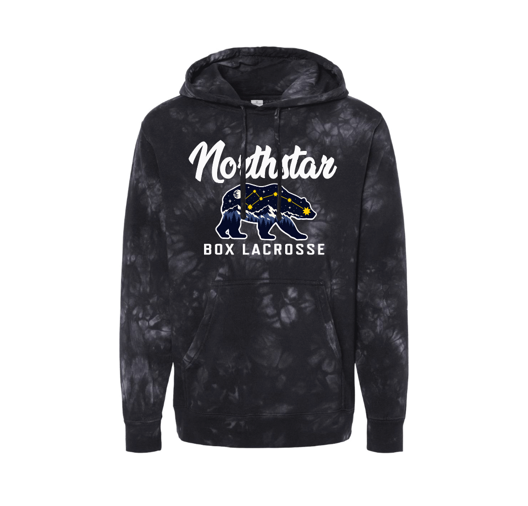 NLC Box Unisex Midweight Tie-Dyed Hooded Sweatshirt