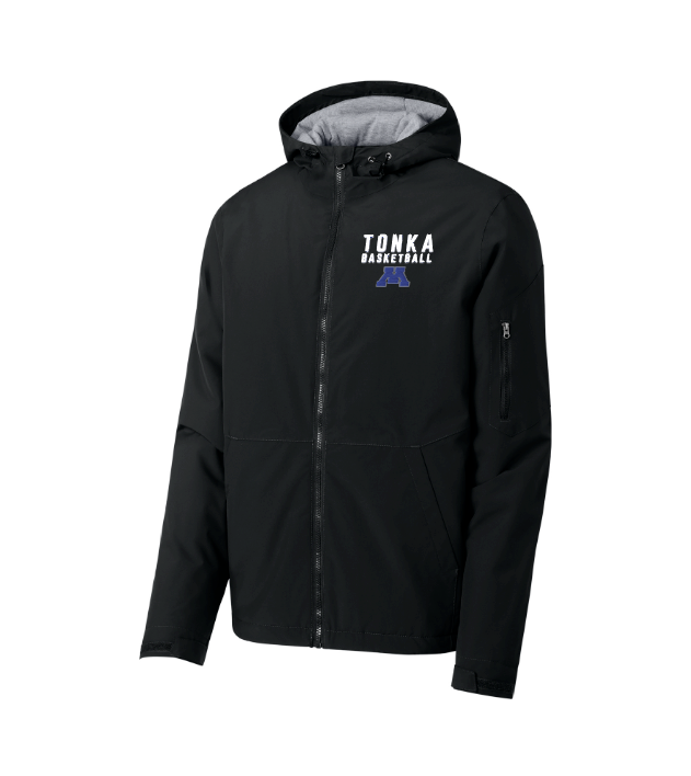 Tonka Basketball Sport-Tek® Waterproof Insulated Jacket - BLACK