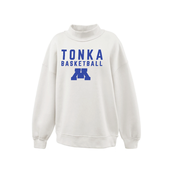 Tonka Basketball Mockneck Sweatshirt