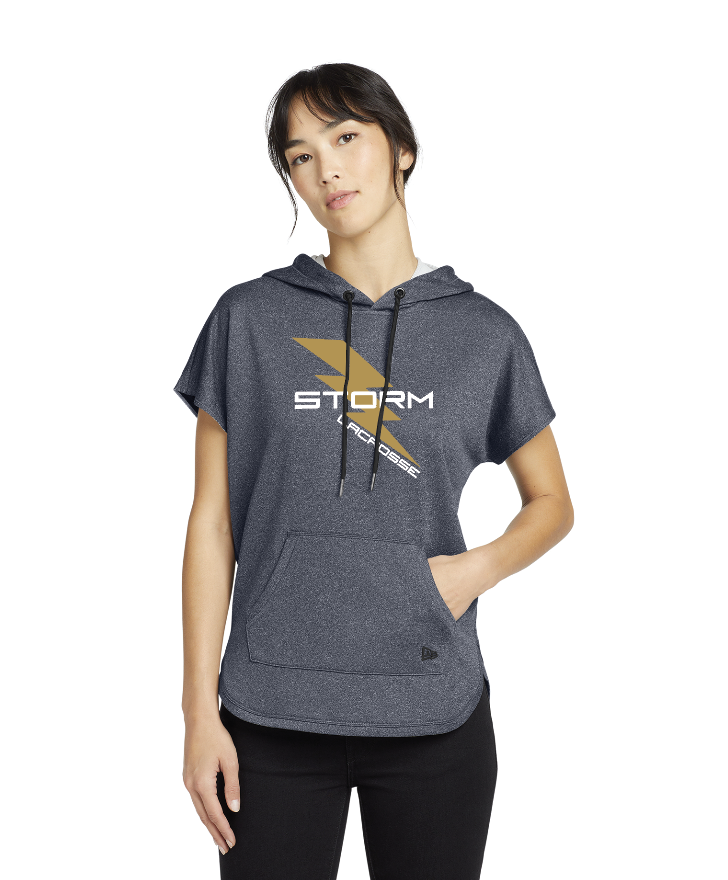 Chanhassen Lax New Era® Women's Performance Terry Short Sleeve Hoodie