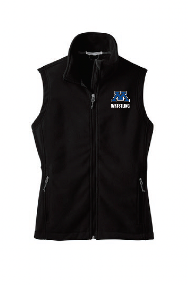 Minnetonka Wrestling Ladies Port Authority Vest - Black