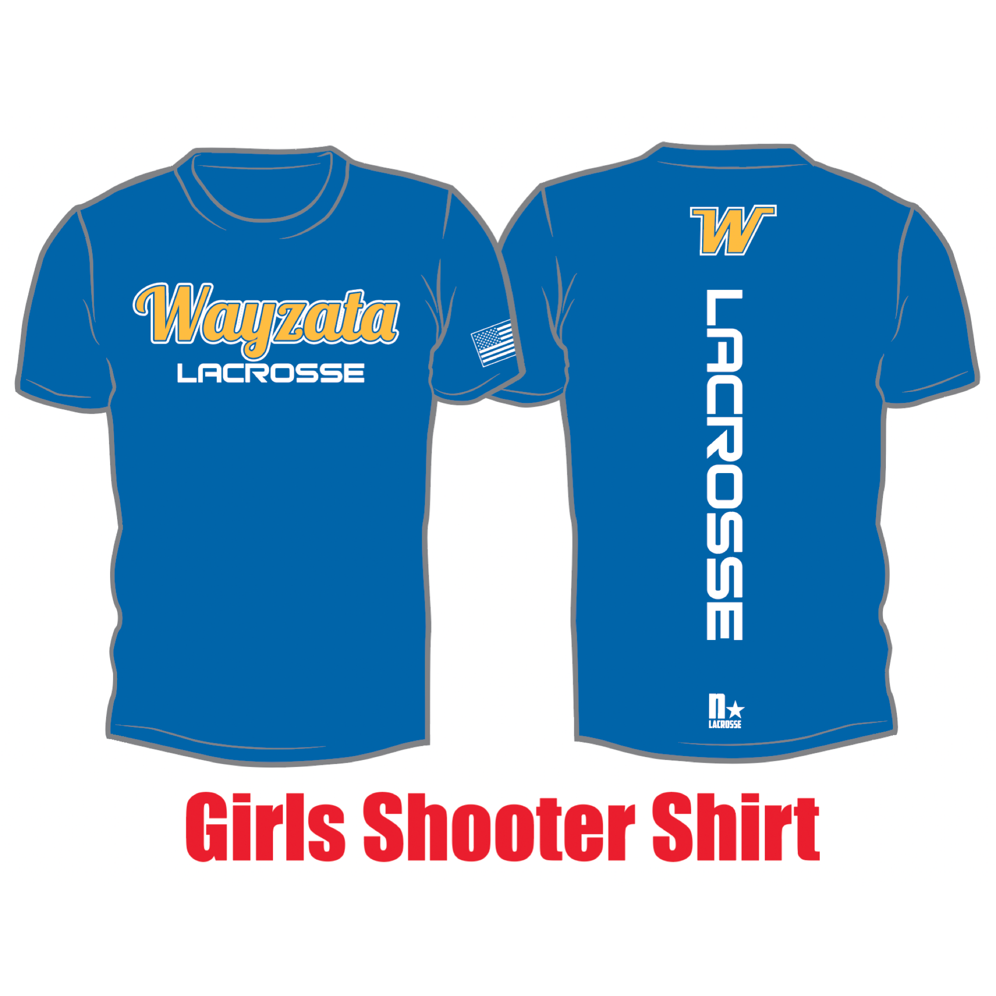 Wayzata Lacrosse Girls Shooter Shirt